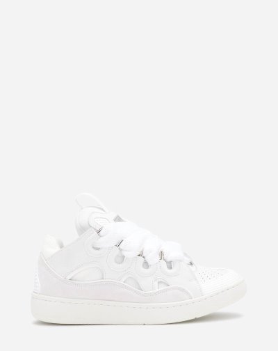 Αθλητικά Παπούτσια Lanvin δερματινα Curb Sneakers γυναικεια ασπρα | GR45283