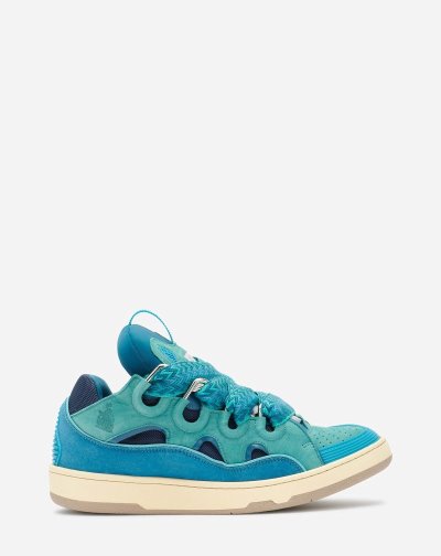 Αθλητικά Παπούτσια Lanvin δερματινα Curb Sneakers γυναικεια τυρκουάζ | GR68455