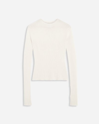 Αριστος Lanvin Cashmere And Silk Long-sleeve Top γυναικεια Μπεζ | GR87125