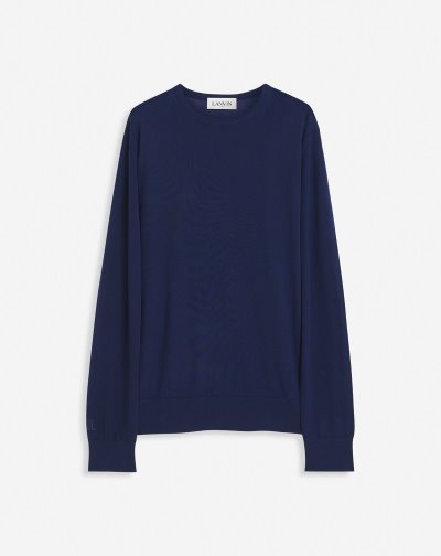 Πουλόβερ Lanvin Cashmere Round Neck πουλοβερ ανδρικα μπλε | GR52107