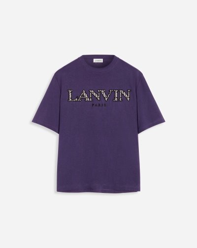 μπλουζακια Lanvin κλασικα Curb T Shirts ανδρικα μωβ | GR31517