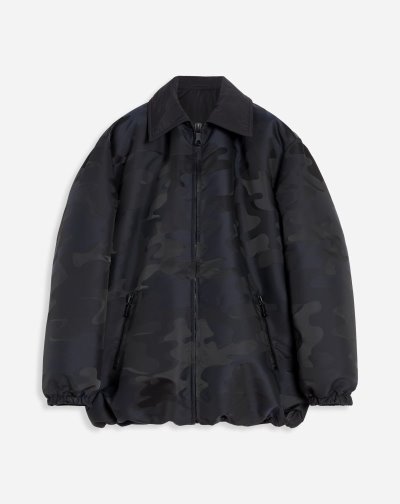 μπουφαν Lanvin Reversible Jacket ανδρικα σκουρο μπλε μπλε καφε | GR71542