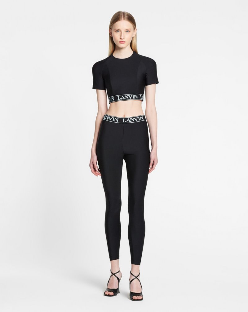 Leggings Lanvin Leggings γυναικεια μαυρα | GR03986