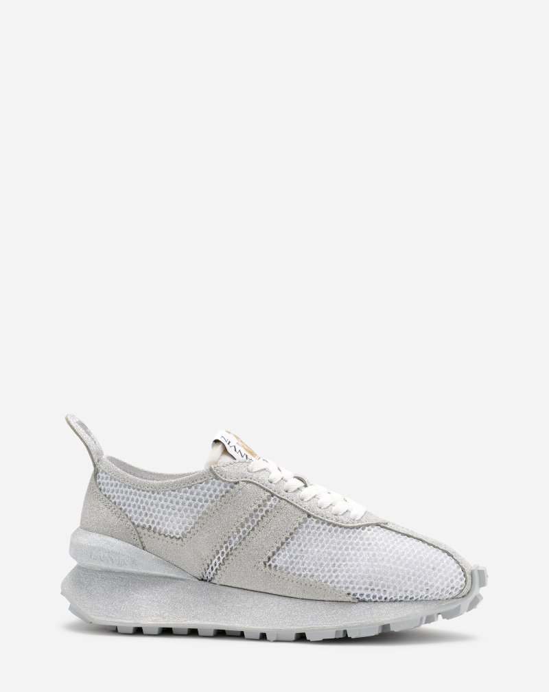 Αθλητικά Παπούτσια Lanvin Mesh Bumpr Sneakers γυναικεια ασημι | GR26238