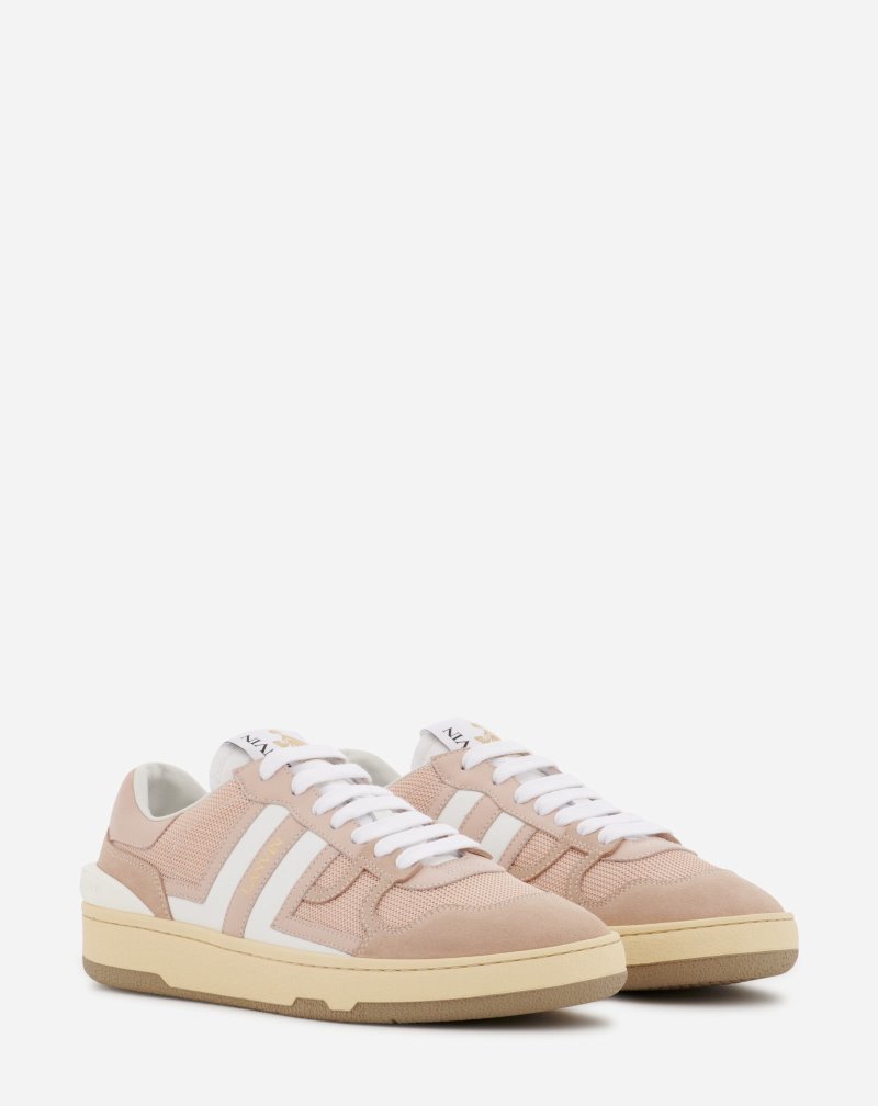 Αθλητικά Παπούτσια Lanvin Mesh Clay Sneakers γυναικεια ροζ ασπρα | GR31281