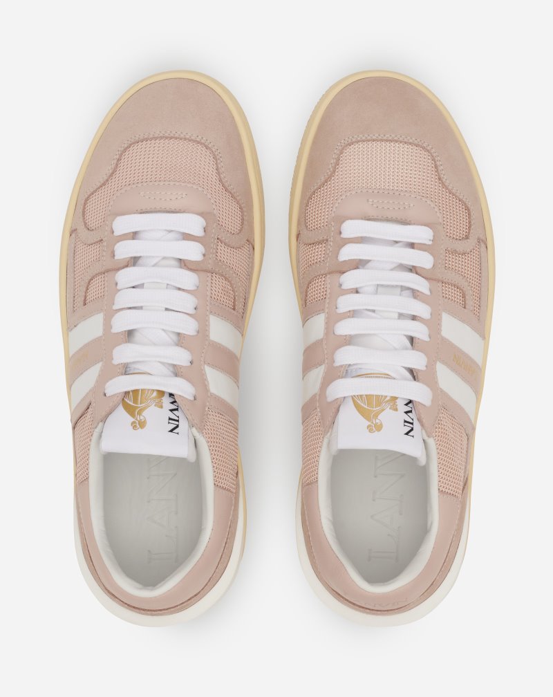 Αθλητικά Παπούτσια Lanvin Mesh Clay Sneakers γυναικεια ροζ ασπρα | GR31281