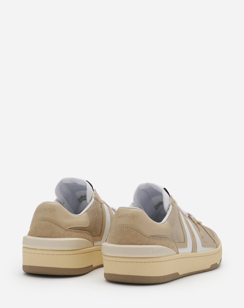 Αθλητικά Παπούτσια Lanvin Mesh Clay Sneakers ανδρικα Μπεζ ασπρα | GR70031