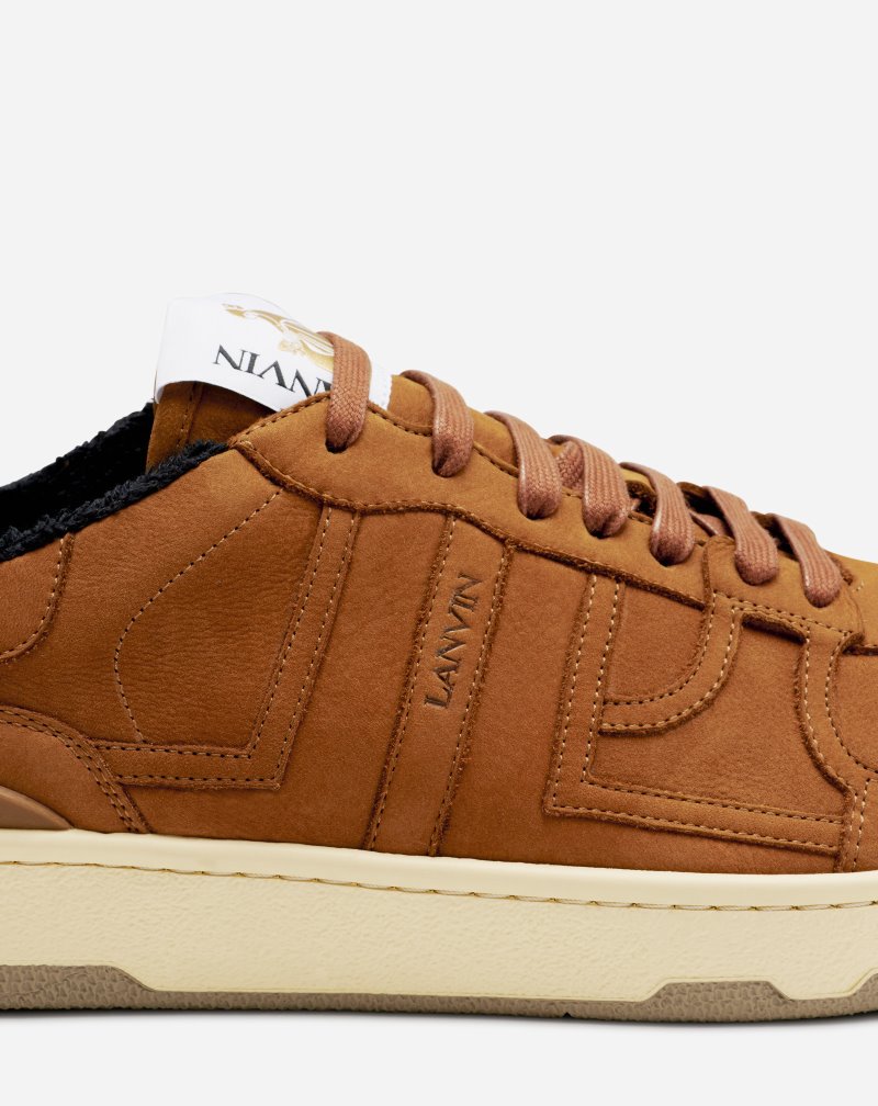 Αθλητικά Παπούτσια Lanvin Nubuck Clay Sneakers ανδρικα μαυρα | GR74112