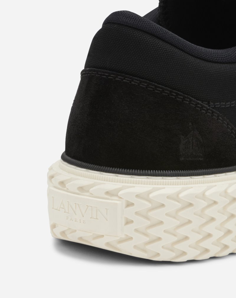 Αθλητικά Παπούτσια Lanvin βαμβακερα καμβα Curbies Sneakers ανδρικα μαυρα | GR09106