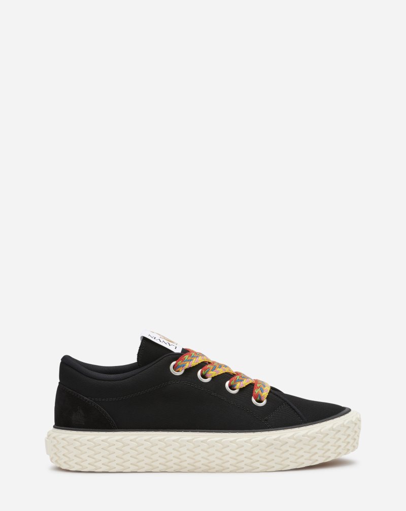 Αθλητικά Παπούτσια Lanvin βαμβακερα καμβα Curbies Sneakers ανδρικα μαυρα | GR09106