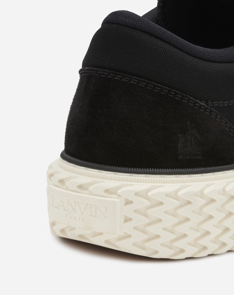 Αθλητικά Παπούτσια Lanvin βαμβακερα καμβα Curbies Sneakers γυναικεια μαυρα | GR79002