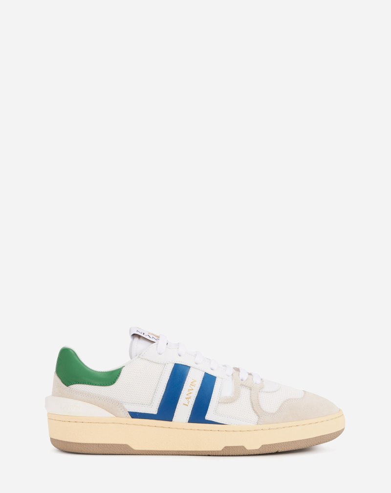 Αθλητικά Παπούτσια Lanvin δερματινα Clay Low-top Sneakers ανδρικα ασπρα | GR69905