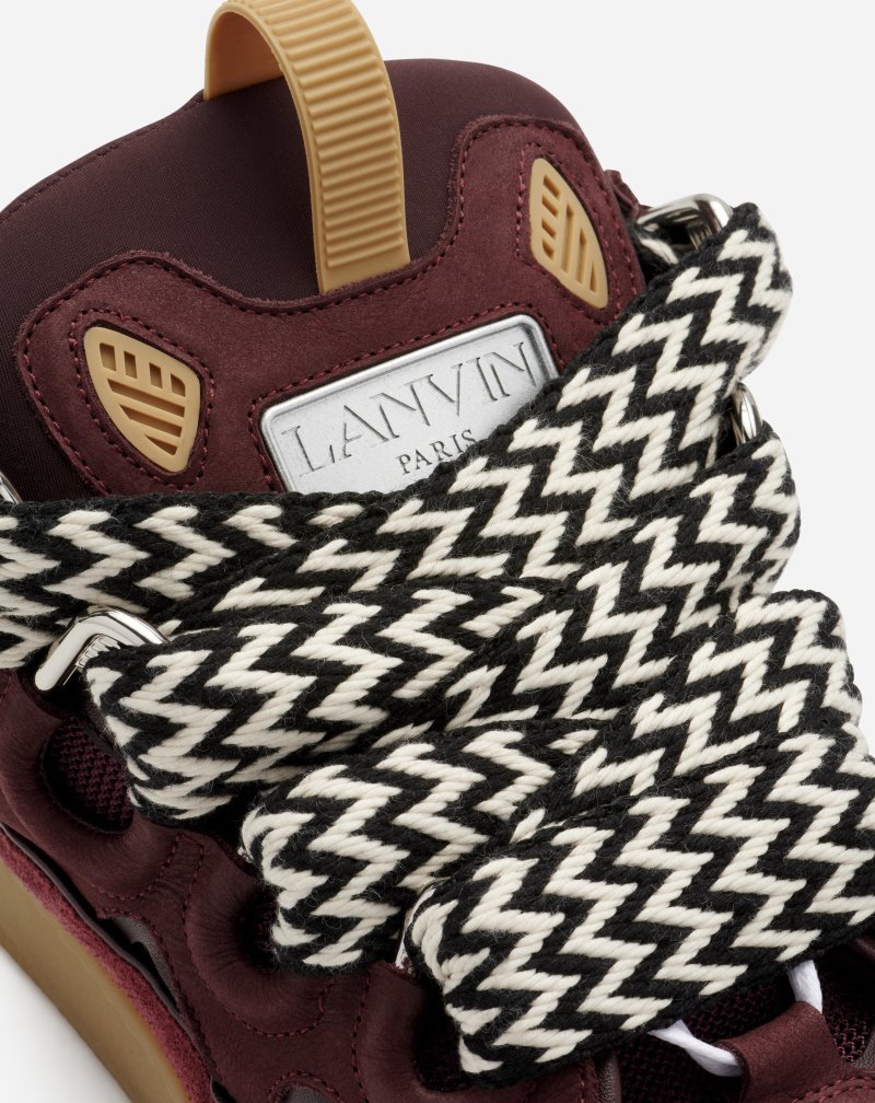 Αθλητικά Παπούτσια Lanvin δερματινα Curb Sneakers γυναικεια μπορντο | GR16509