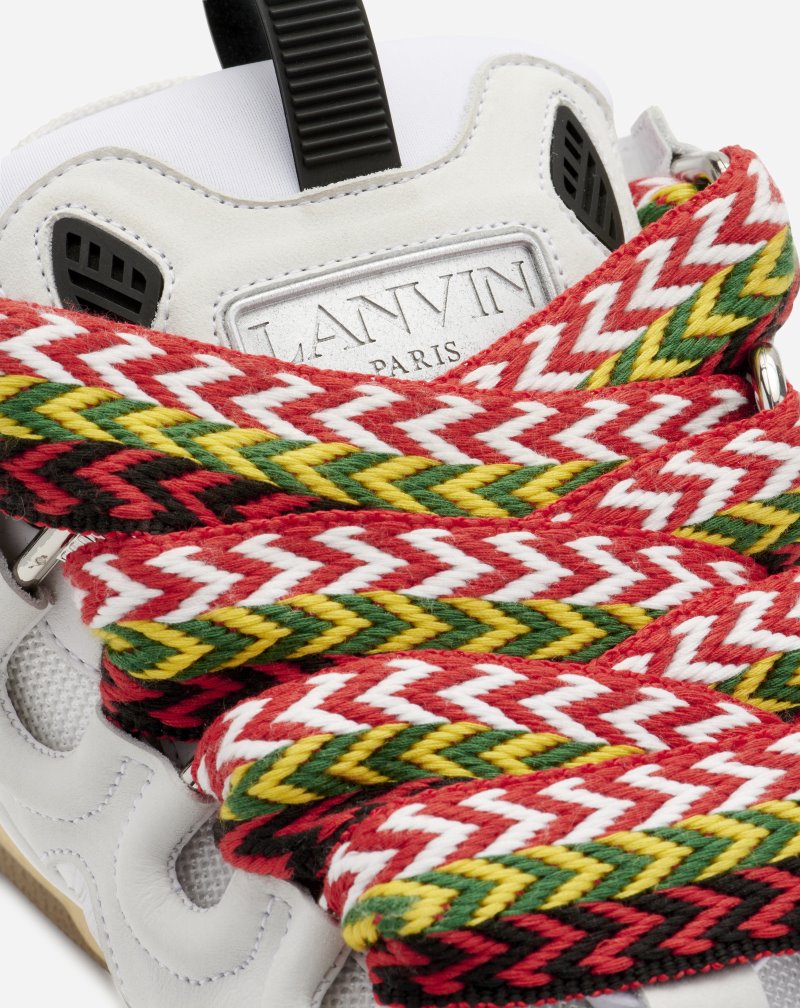 Αθλητικά Παπούτσια Lanvin δερματινα Curb Sneakers γυναικεια ασπρα | GR88927