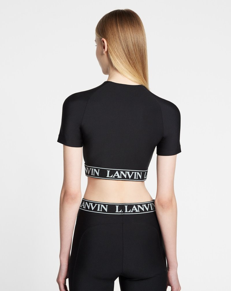 Αριστος Lanvin κοντο Top γυναικεια μαυρα | GR44946