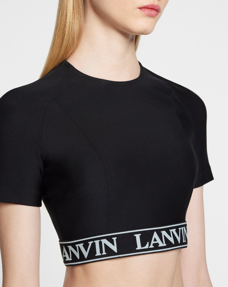 Αριστος Lanvin κοντο Top γυναικεια μαυρα | GR44946