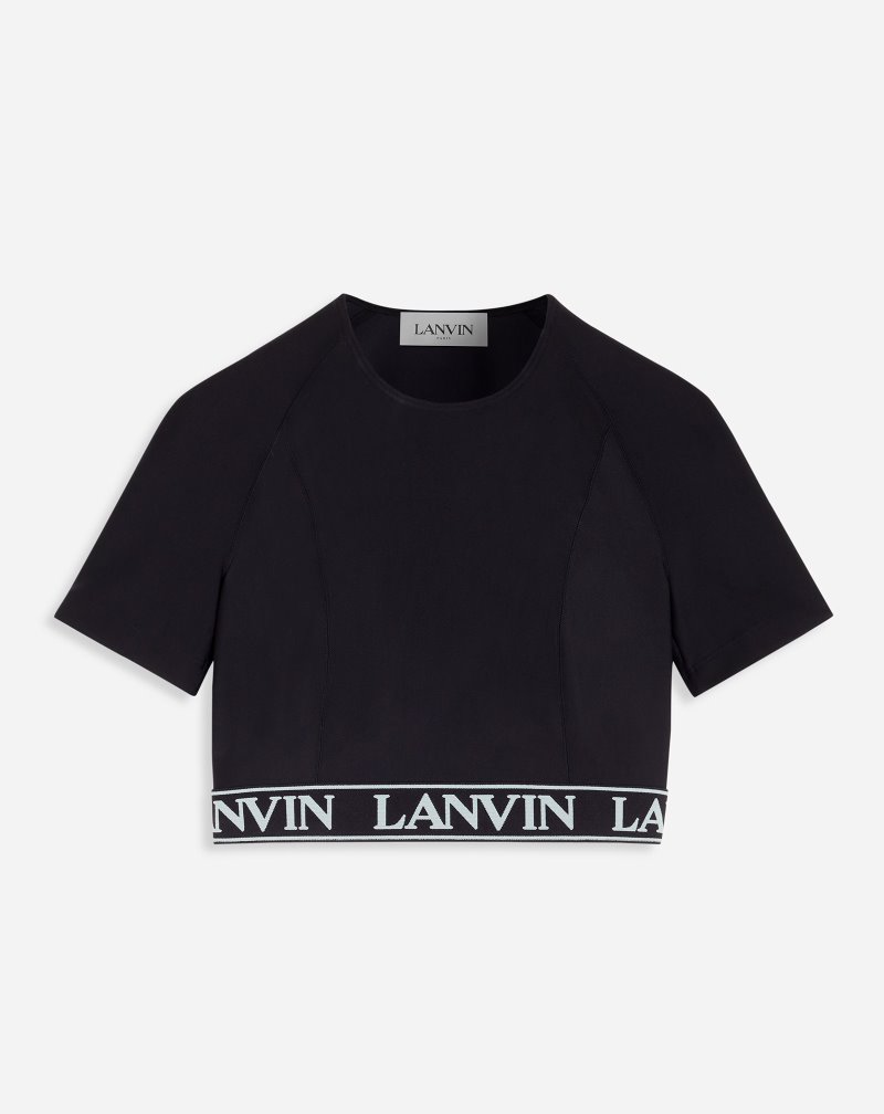 Αριστος Lanvin κοντο Top γυναικεια μαυρα | GR44946