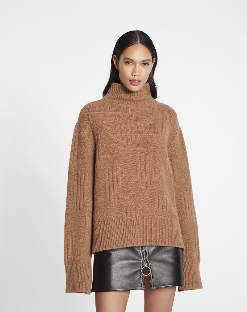 Πουλόβερ Lanvin Jl3d Cashmere πουλοβερ γυναικεια Μπεζ | GR29373