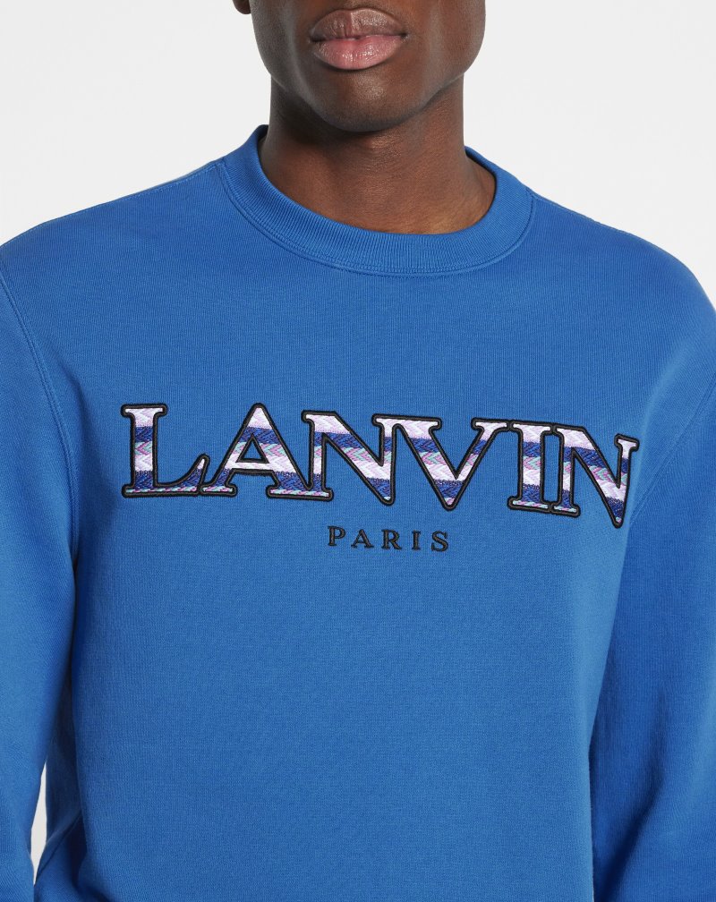 Φούτερ Lanvin Curb Sweatshirt ανδρικα μπλε | GR61630