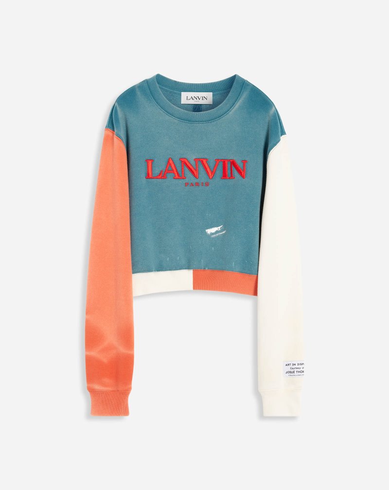 Φούτερ Lanvin Gallery Dept. X Lanvin Crewneck Sweatshirt γυναικεια Πολύχρωμο | GR43216