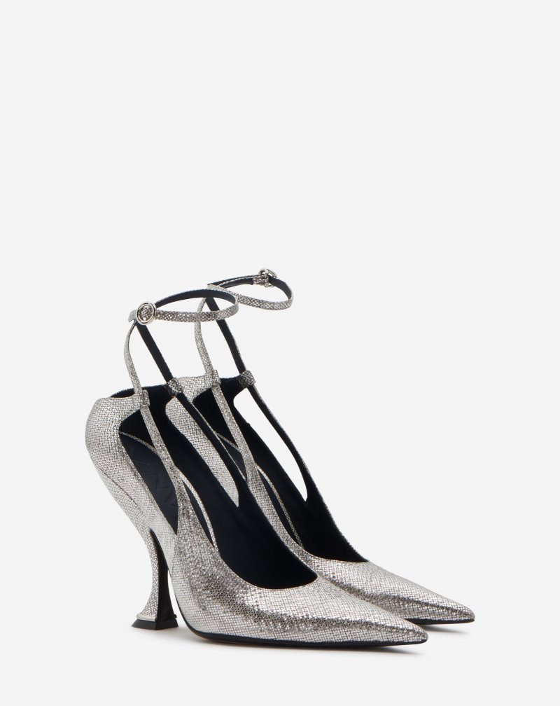 γοβεσ Lanvin Metallic Karung Rita Pumps γυναικεια ασημι | GR73173