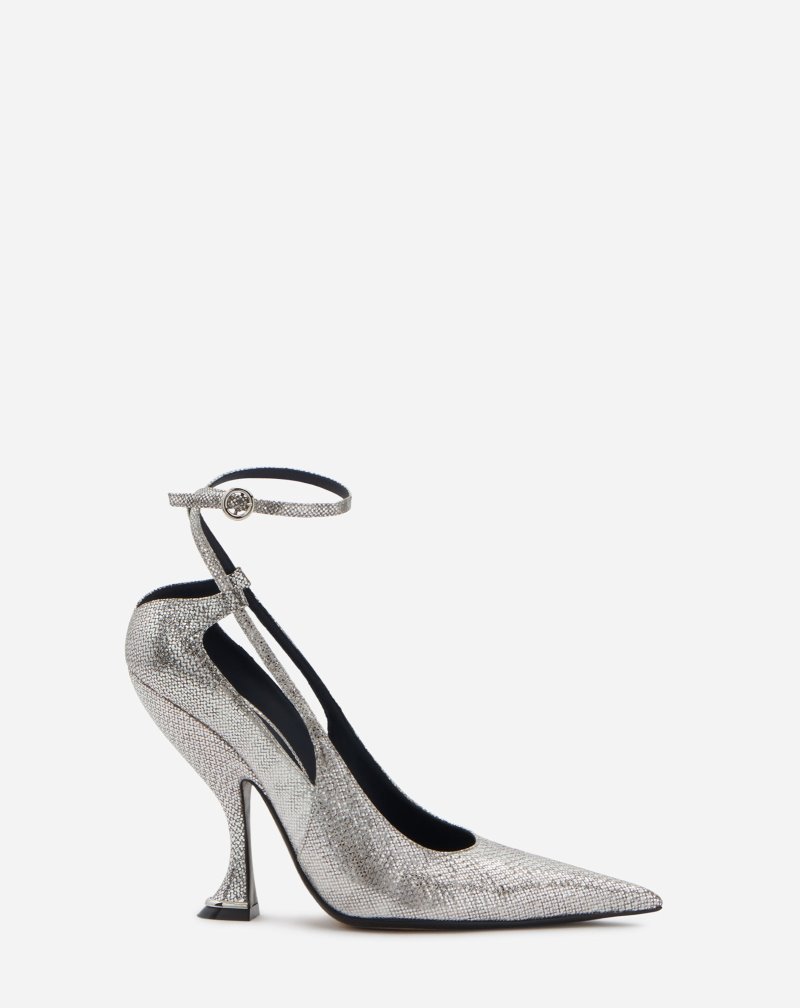 γοβεσ Lanvin Metallic Karung Rita Pumps γυναικεια ασημι | GR73173