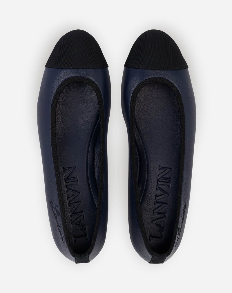 γοβεσ Lanvin κλασικα δερματινα Ballet Pumps γυναικεια σκουρο μπλε μπλε | GR43236