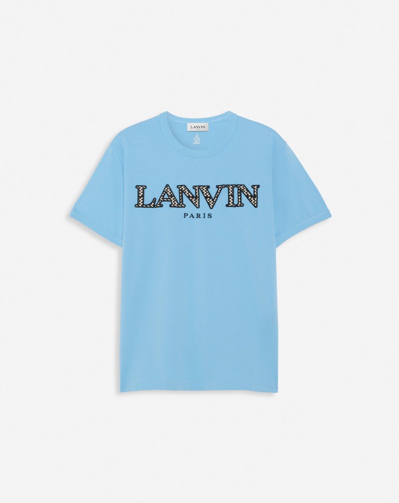 μπλουζακια Lanvin Curb T Shirts γυναικεια ανοιχτο μπλε | GR79929