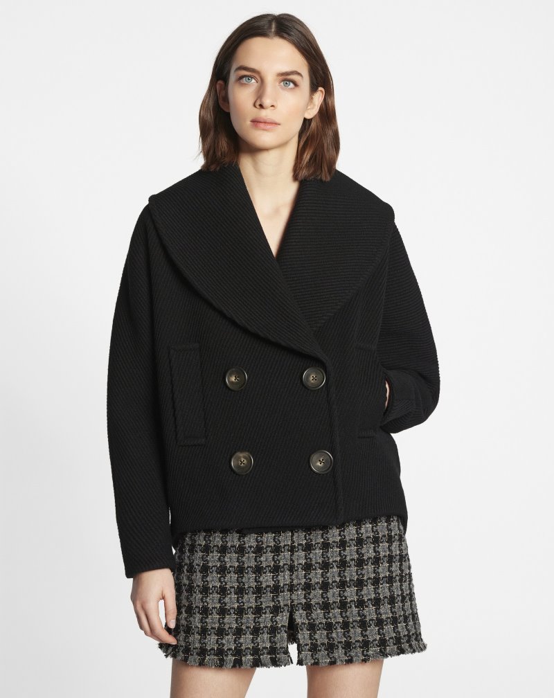 παλτό Lanvin Peacoat γυναικεια μαυρα | GR35839