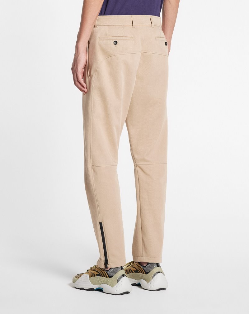 παντελονι Lanvin Zipped Slim Pants ανδρικα Μπεζ | GR66917