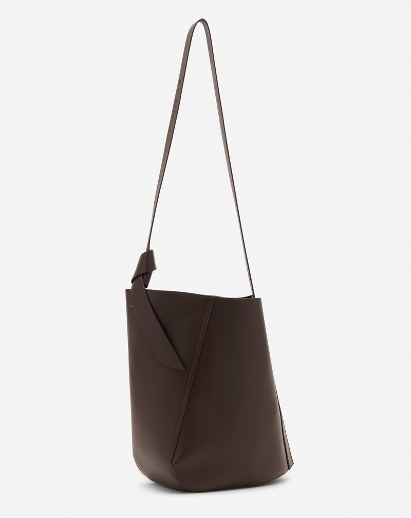 τσάντα hobo Lanvin δερματινα Mm Hobo Tie Bag ανδρικα καφε | GR27472