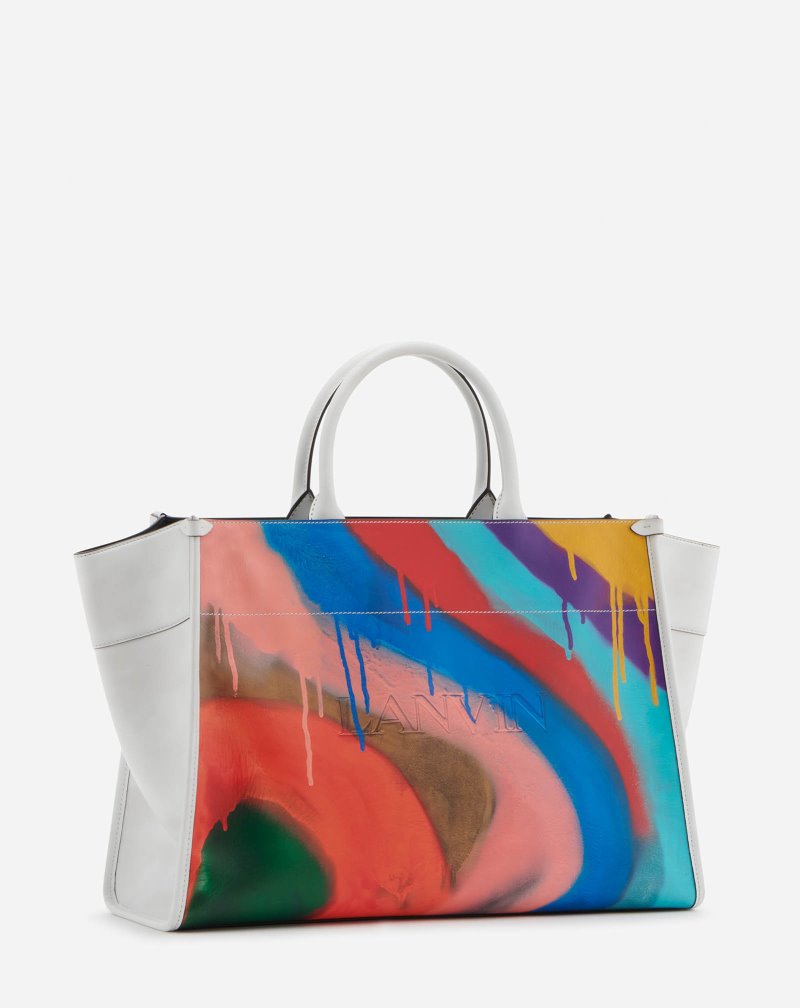 τσάντεσ tote Lanvin Gallery Dept. X Lanvin In&Out Tote Bag ανδρικα ασπρα | GR86973