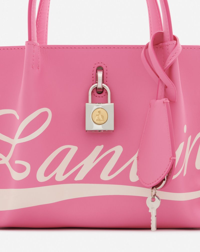 τσαντα Lanvin Bogey Nano δερματινα Day Bag γυναικεια ροζ | GR65599