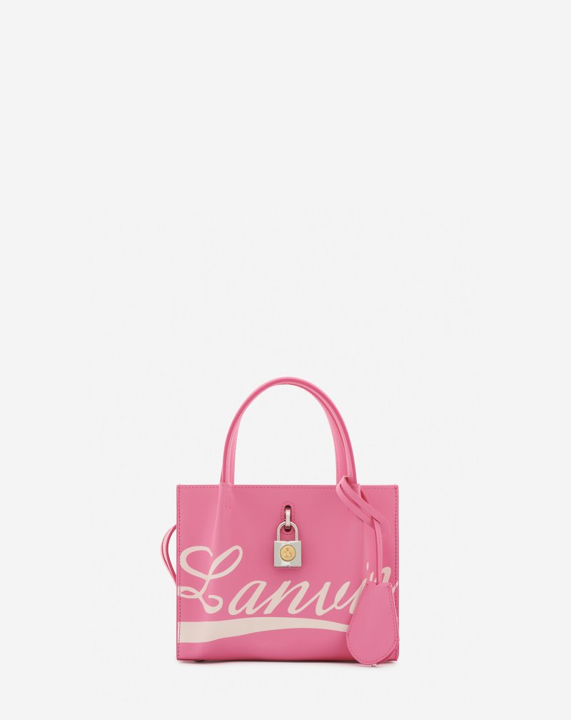 τσαντα Lanvin Bogey Nano δερματινα Day Bag γυναικεια ροζ | GR65599