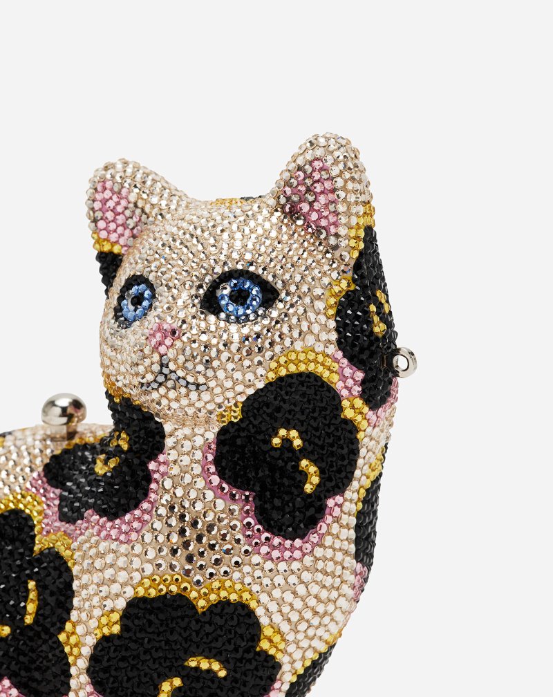 τσαντα Lanvin Cat Minaudiere X Judith Leiber γυναικεια Μπεζ ροζ | GR05198