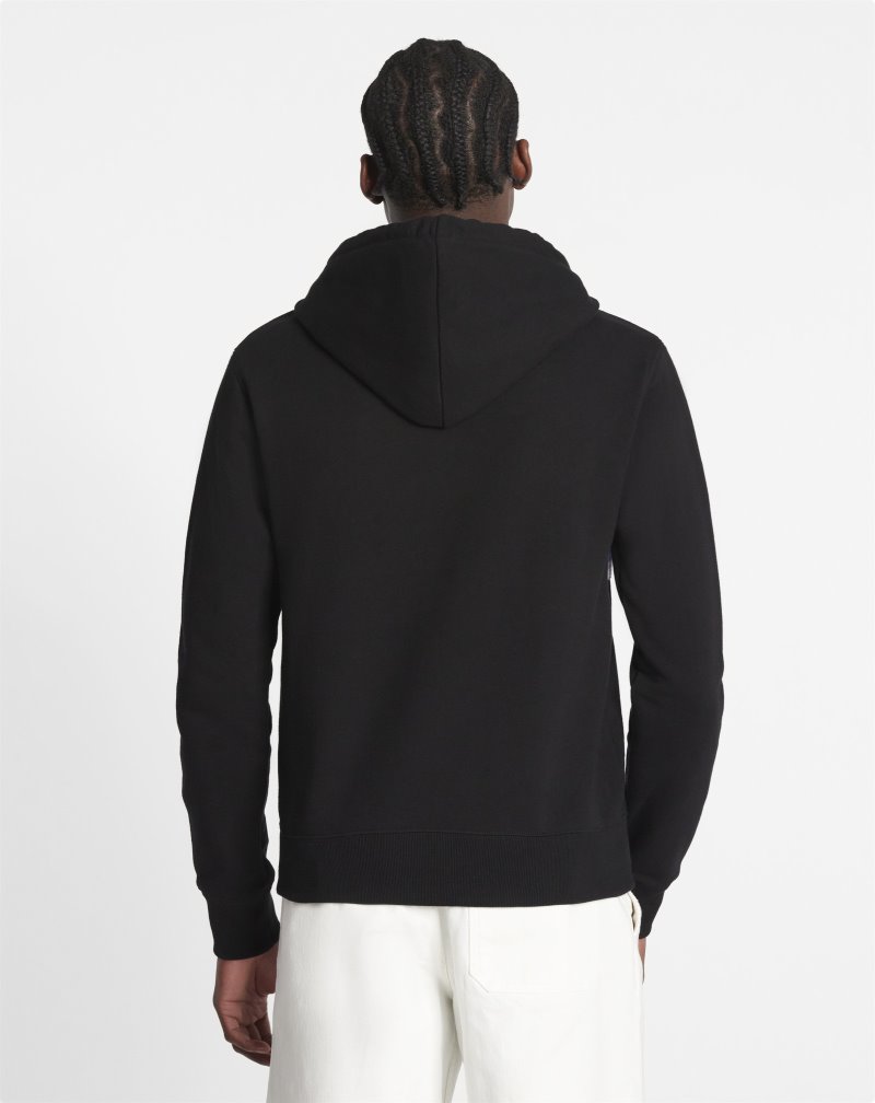 φουτερ με κουκουλα Lanvin Curb Hoodie ανδρικα μαυρα | GR44274