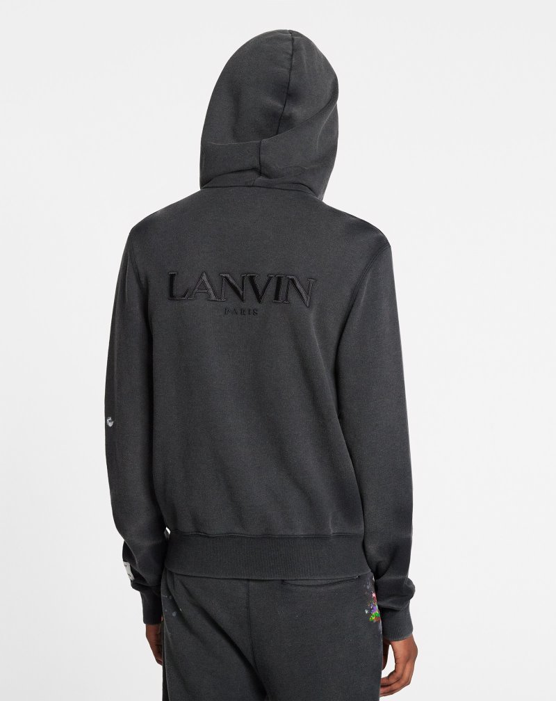 φουτερ με κουκουλα Lanvin Gallery Dept. X Lanvin Zip-up Hoodie ανδρικα Πολύχρωμο | GR49811